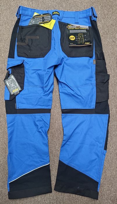 6314 Snickers RuffWork 100  Canvas+ grube spodnie robocze serwis