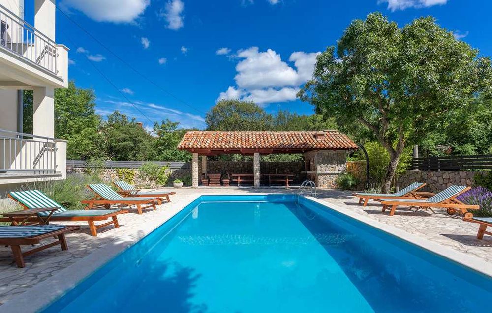 Wakacje, lato 2026,Chorwacja, wyspa KRK, basen, apartament dla 5 osób