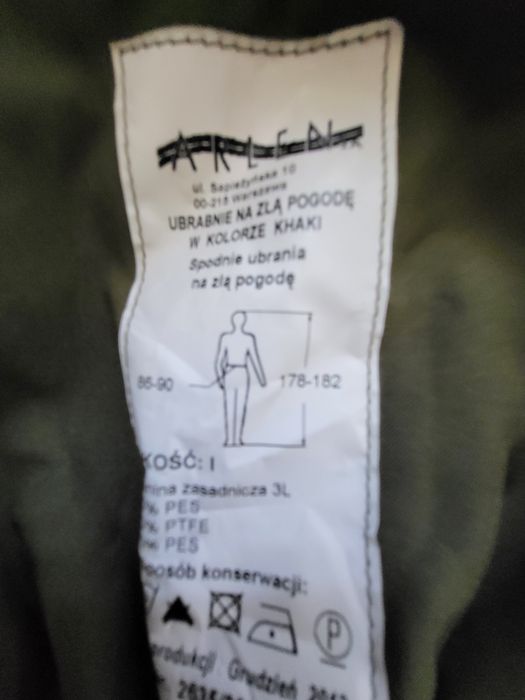 Komplet Gore-tex