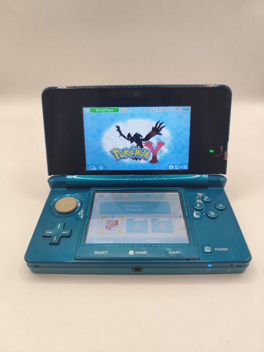 Nintendo 3DS Original (Azul Aqua) - Excelente Estado