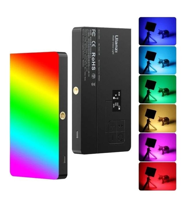 Відеосвітло Ulanzi LT002 RGB 2500-9000 К 10 Вт 4000mA.Накамерный свет