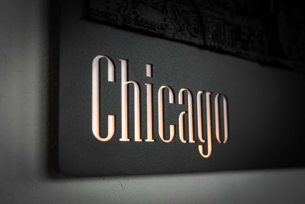 Unikatowy i stylowy obraz 3D Chicago – nowoczesna dekoracja ścienna