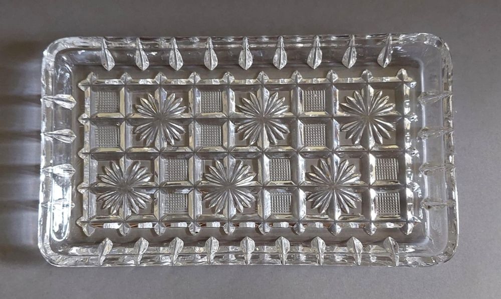 Kryształ. Taca/talerz do serwowania.