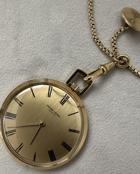 Zegarek kieszonkowy Favre-Leuba Genève SLIM | Vintage Lata 60. |