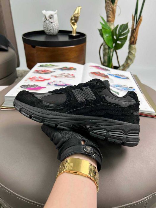 !ТОП! New Balance 2002R Protection Pack All Black 36-45 nb нб