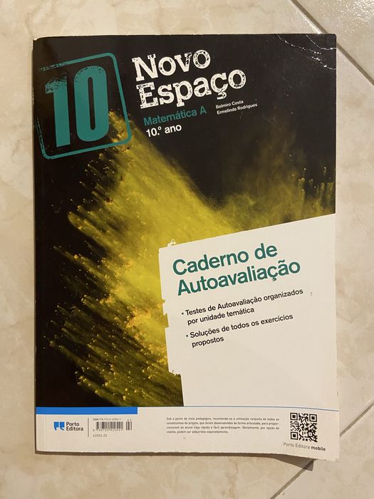 Novo Espaço 10 Matemática A Porto Editora