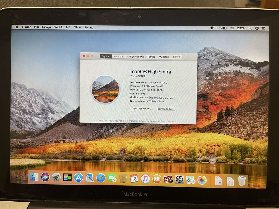 Apple Macbook pro 13 2011