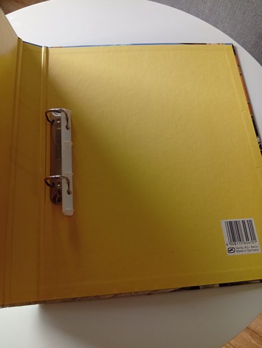 Unikat Retro Segregator Disney Kaczor Donald 1990 • Stan Bdb • Herlitz A4