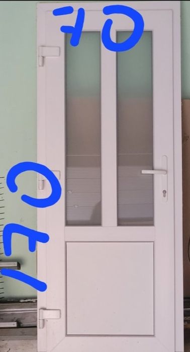 Двері металопластикові 70×170