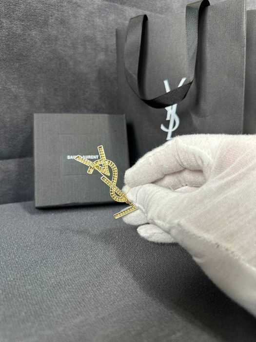 Broszka w stylu YSL Nowa Damska + box i torebka