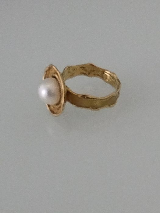 Anel em ouro de 19,2kt