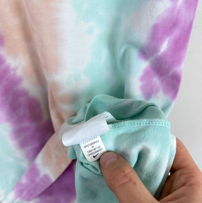 Koszulka NIKE Tie Dye kolorowa t-shirt retro bawełna r. L