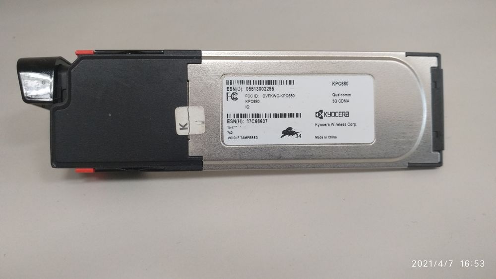 3G cdma модем Kyocera KPC680 Exspress Card