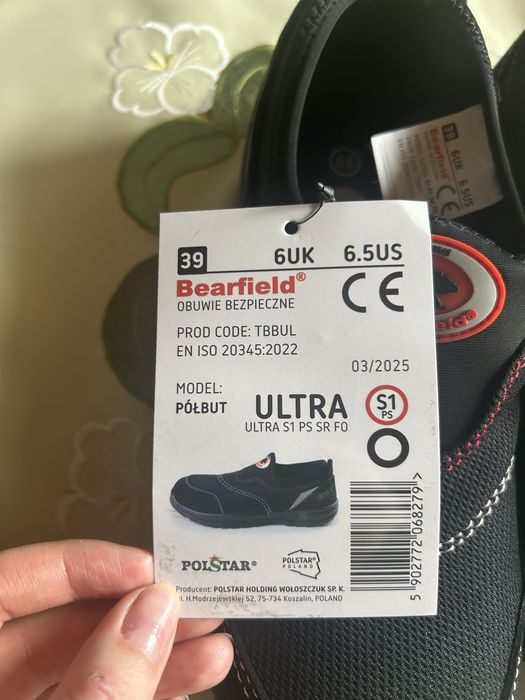 Buty damskie robocze z blachą
