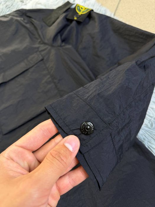 STONE ISLAND | Овершот Нейлоновий Стон айленд | Овершот Стонік Чорний S M L XL