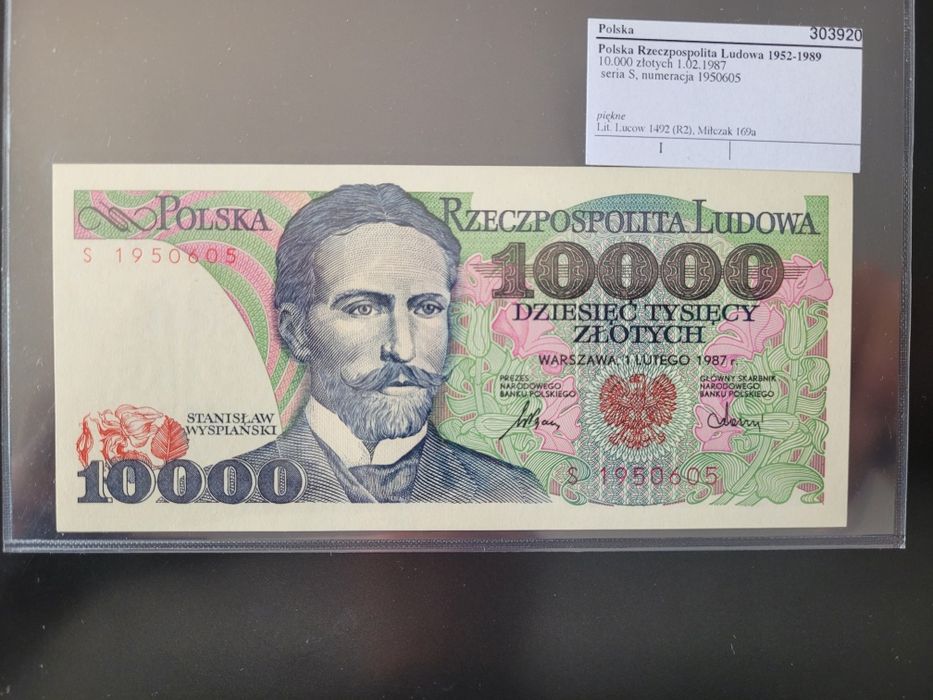 10000 tysięcy złotych 1987