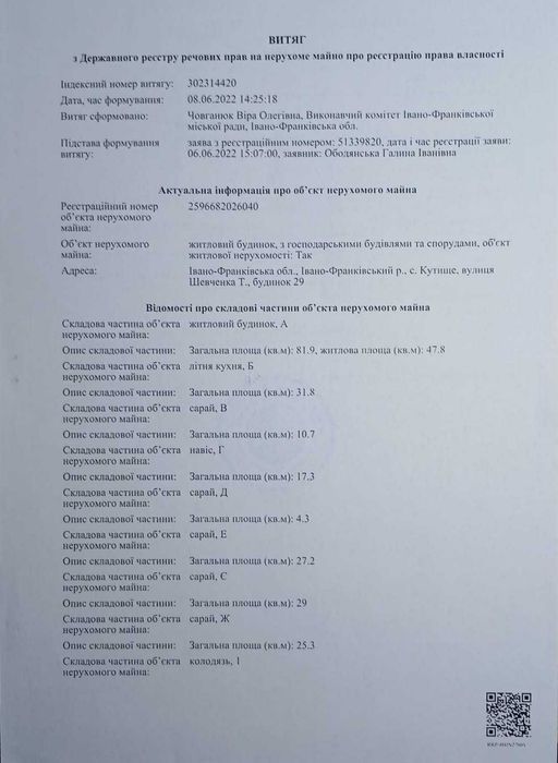Продається будинок з ділянкою 0.25 га у с. Кутище