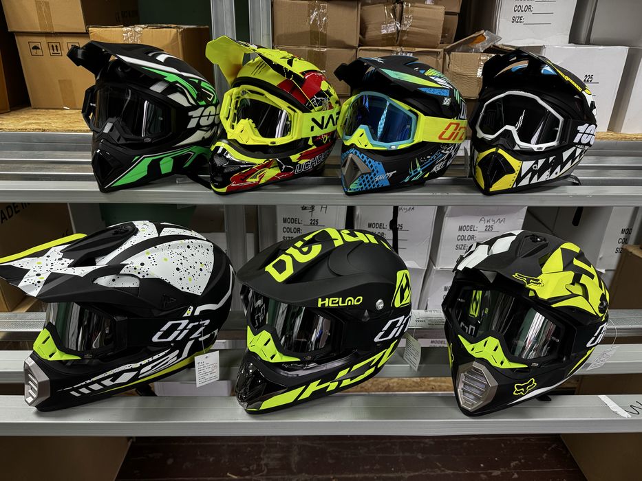 Мото шлем эндуро кроссовый мото шолом