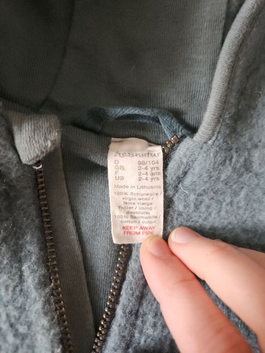 Kurtka merino Hessnatur 98/104