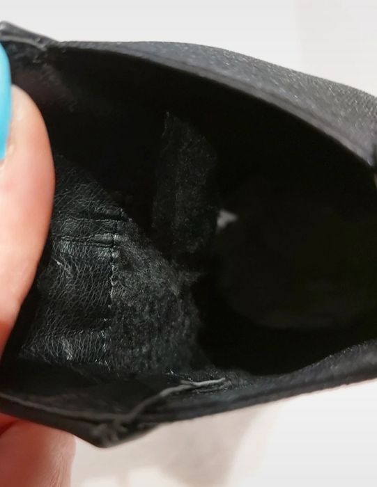 Botki z niebieską podeszwą ocieplane  kocem  obuwniczym.  Rozmiar 38