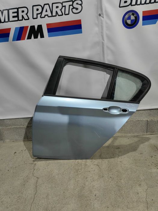 Porta traseira esquerda azul BMW serie 1 F20