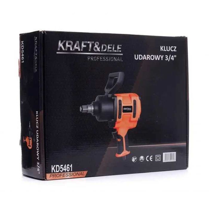 Гайковерт пневматичний професійний 3/4", 2450Нм Kraft Dele KD5461