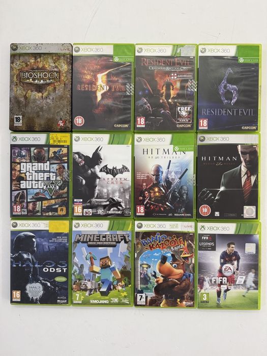 Xbox 360 Minecraft, resident evil, gta 5, hitman б/у обмен