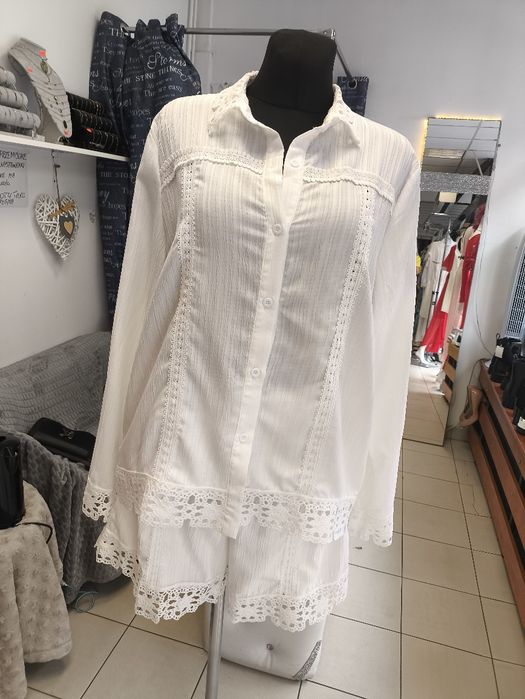 Piękny komplet bluzka spodenki l xl