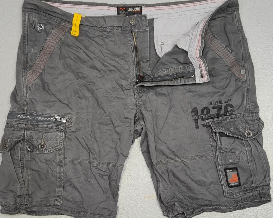 Wr) JAG JEANS oryginalne spodnie typu bojówki Roz.38