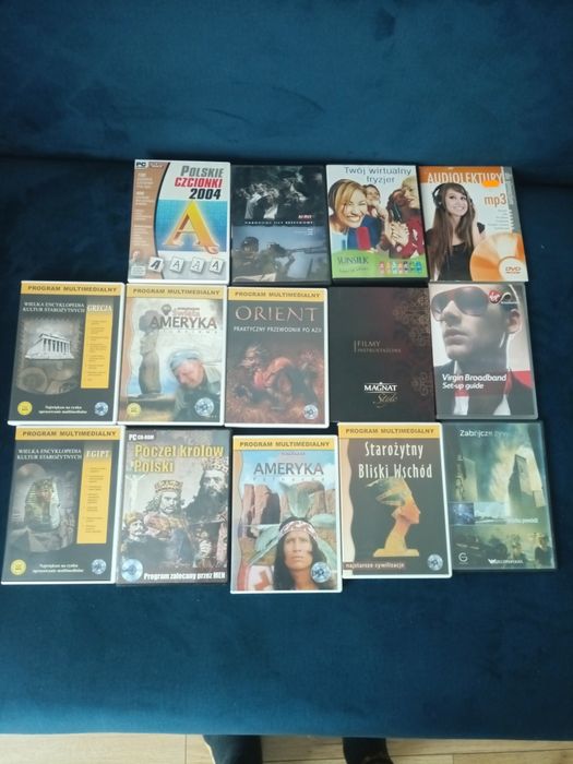 Kolekcja encyklopedii na płytach CD