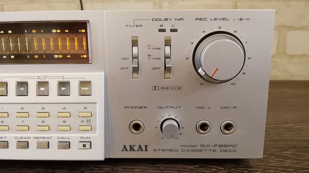 AKAI GX-F66RC Stereo Cassette Deck 1982-83