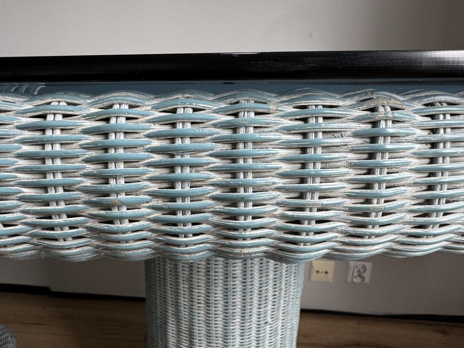 Stół ratanowy owalny