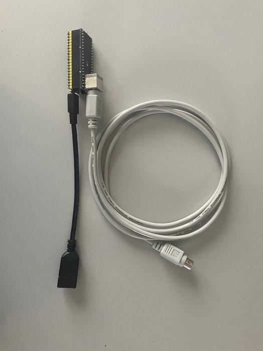 Konwerter klawiatury USB na PS/2 wraz z okablowaniem