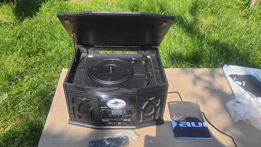 Проигрыватель виниловых пластинок  AUNA NR-620 USB BT Пульт