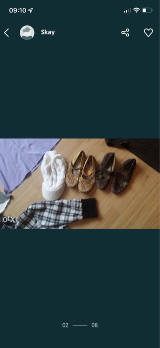 Paka zestaw gigant dla dziewczynki roz.134_14 par spodni _kurtka _buty