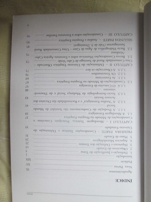 Estratégias Familiares de Subsistências Rurais em Santiago, Cabo Verde