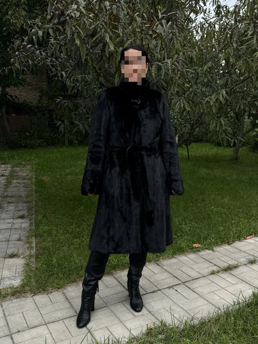 Шуба норкова під пояс