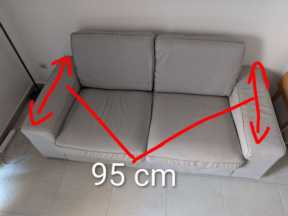 Sofá de 3 lugares em excelente estado
