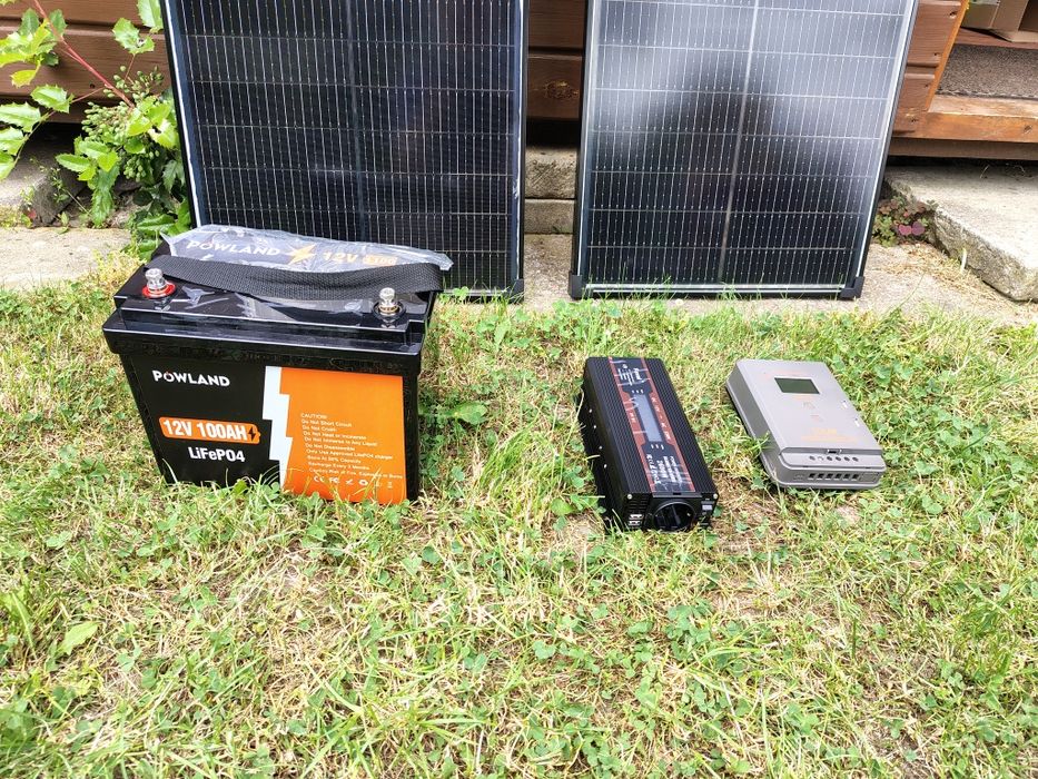 off-grid, zestaw solarny, prąd na działce