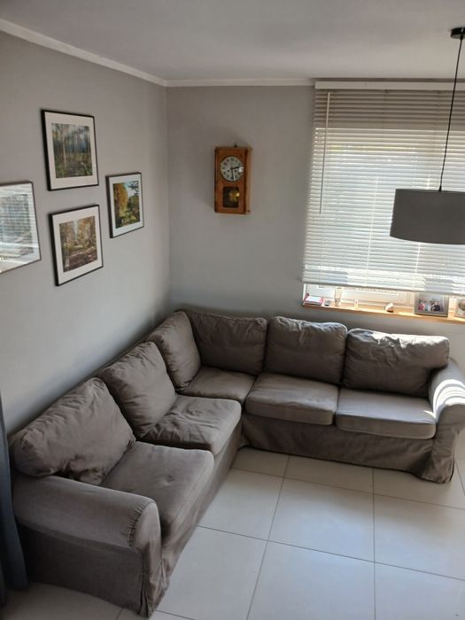 Narożnik Ektorp Ikea brązowy