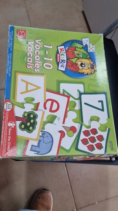 Jogo letras e números