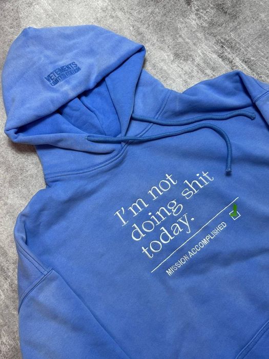 Худі Vetements Blue