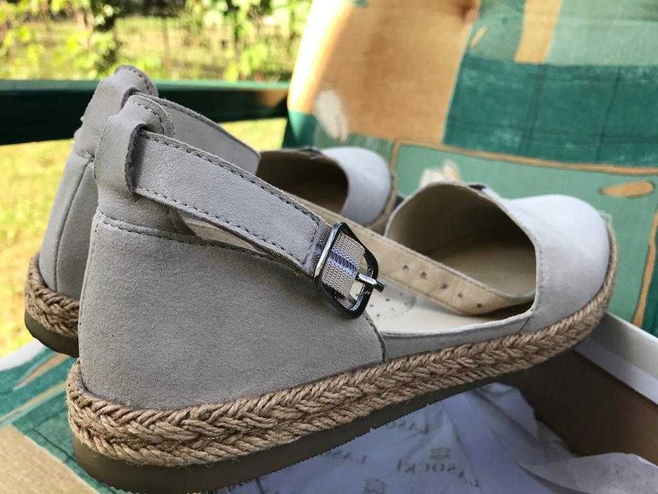 Espadryle Lasocki r.38 skóra