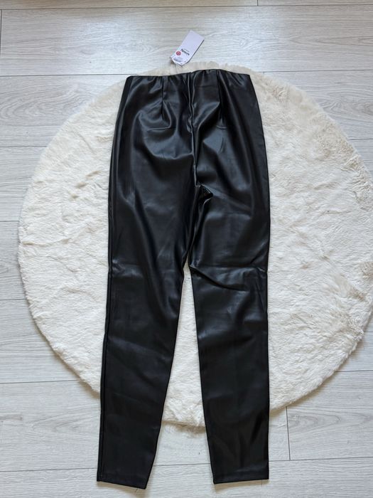 Sinsay nowe legginsy skórzane