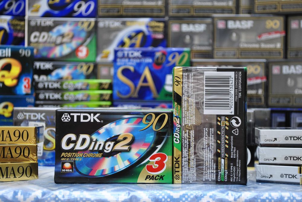 Аудиокассеты новые Tdk D CHROME CDing SUPER AVILYN METAL