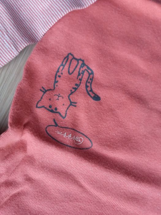 Lupilu body+legginsy malinowe 62-68 cm