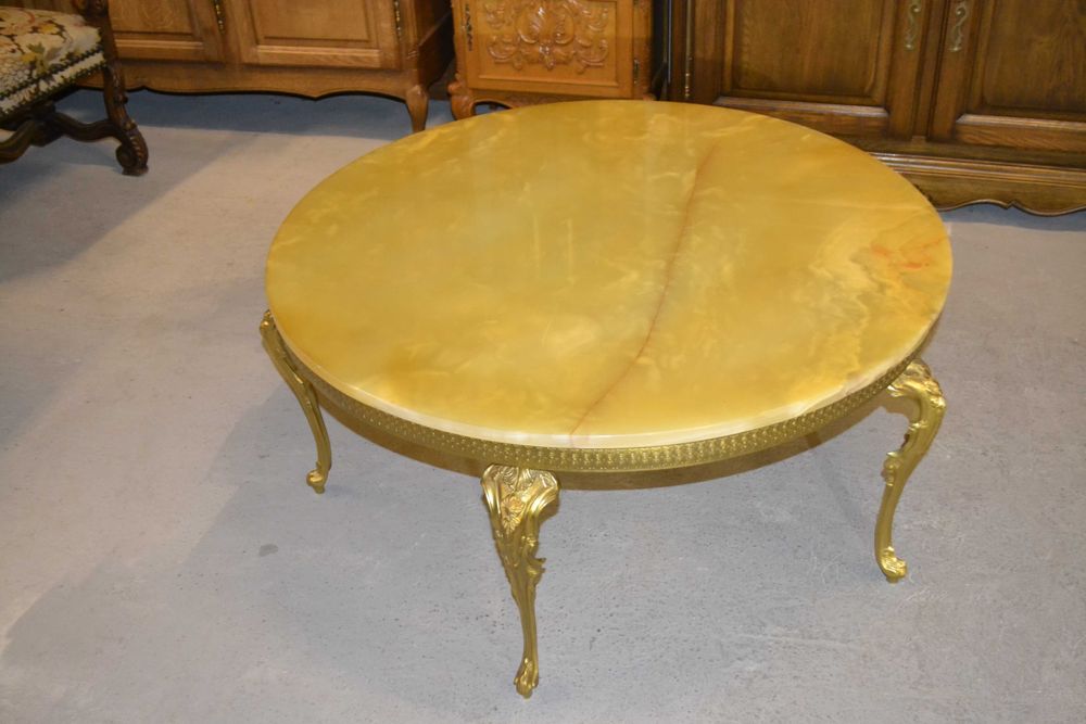 stolik okrągły . onyx . duży 100 cm.