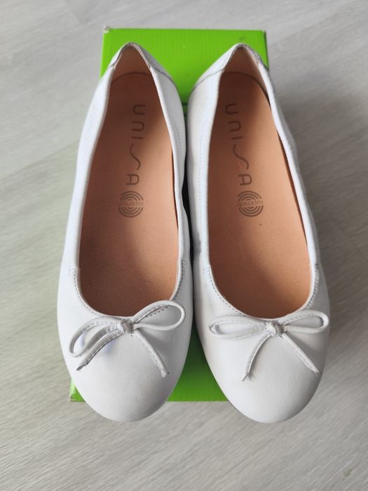 Buty baletki skorzane r.36 komunia