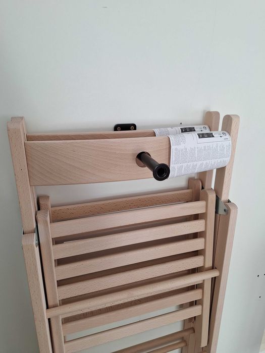 wieszak uchwyt na krzesła składane metalowy solidny ręcznie spawany