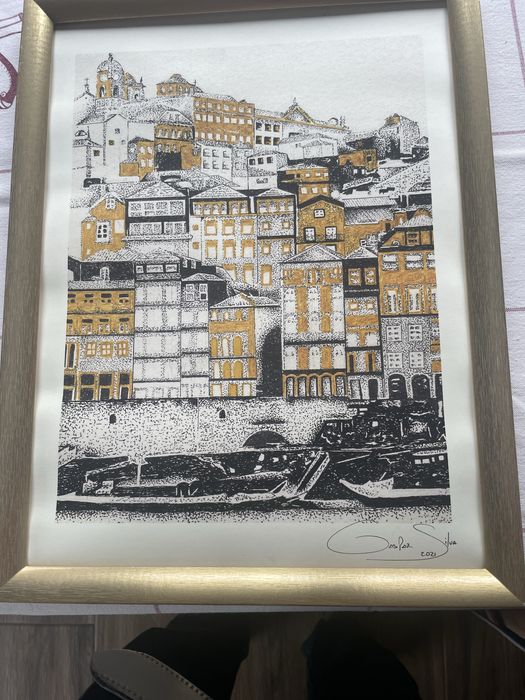 Dois Quadros  com moldura